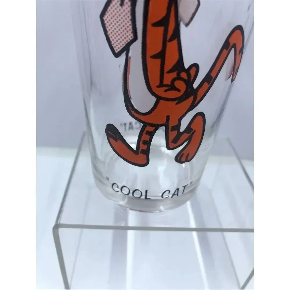 1973 Pepsi Collector Series Cool Cat Glass Warner Bros Looney Tunes Vintage.Read
